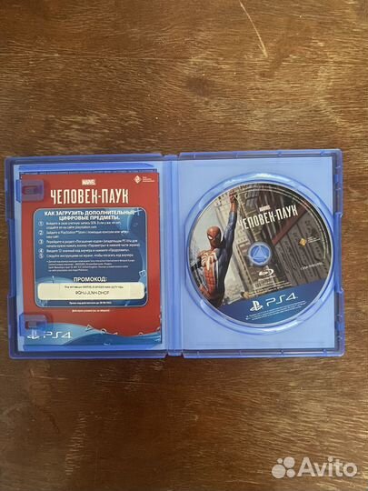 Человек паук ps4 диск