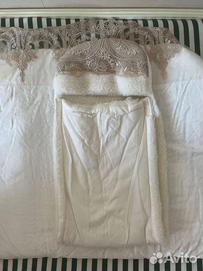 Конверт младенцу, на выписку. Зима-весна