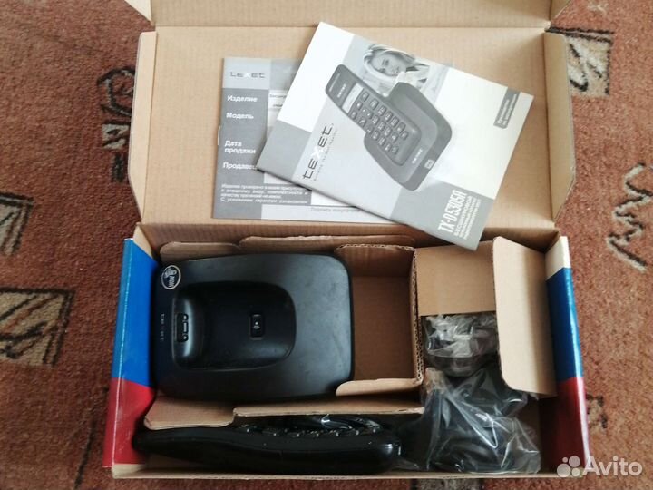 Телефонный аппарат безшнуровой Texet TX-D5305A