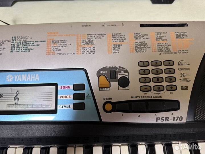 Синтеатор Yamaha PSR-170