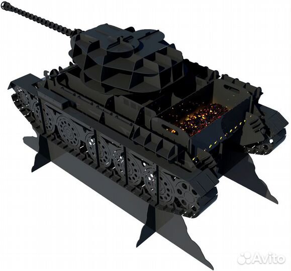 Мангал мотоцикл, танк / Гриль пароход