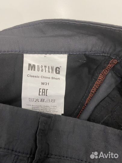 Шорты Mustang Classic Chino Short, p. 46(S), новые
