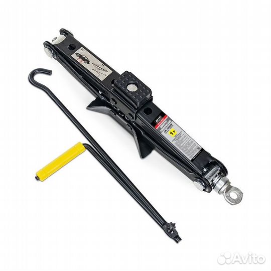 Домкрат ромбический AVS JA-1000R с резиновой опоро