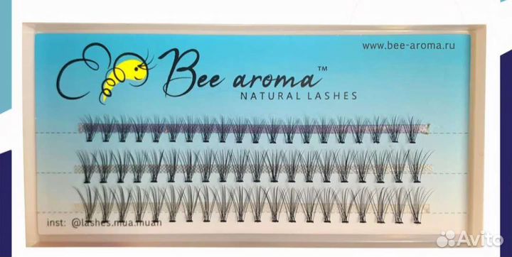 Накладные ресницы натуральные