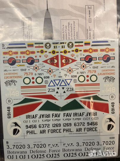 Декаль Aztec Decals 1/48 F-5A/B Freedom Fighter