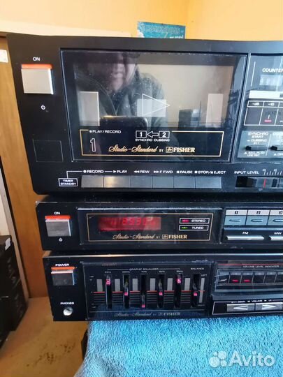 Fisher ca-335,fm-60,cr-w34 стерео комплект