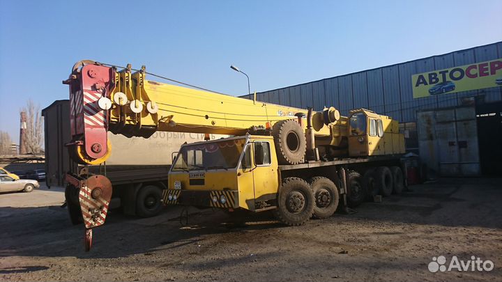 Аренда и услуги автокрана, 80 т, 41 м, с гуськом 11 м