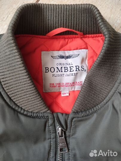 Bombers Фирменный бомбер хаки М