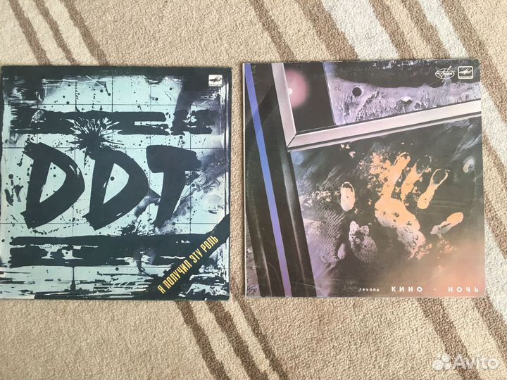 Винил русский рок 80-90 г. ддт, Аквариум,Кино и др