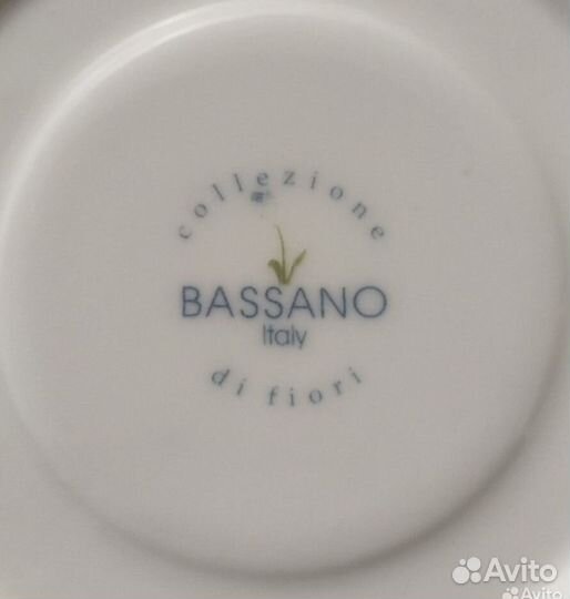 Bassano, чайная пара, в идеальном состоянии, 200мл