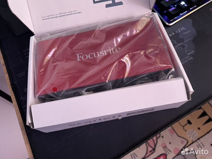 Focusrite scarlett 2i2 3rd gen звуковая карта