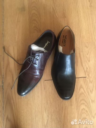 Туфли мужские, натуральная кожа. Бред, Nord
