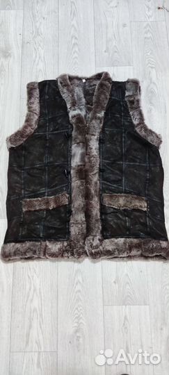 Жилетка из натуральной овчины