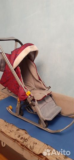 Зимние санки коляска