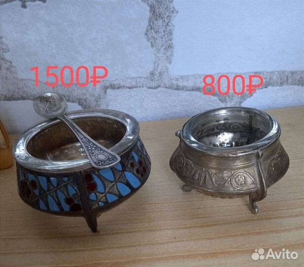 Солонки мельхиор СССР