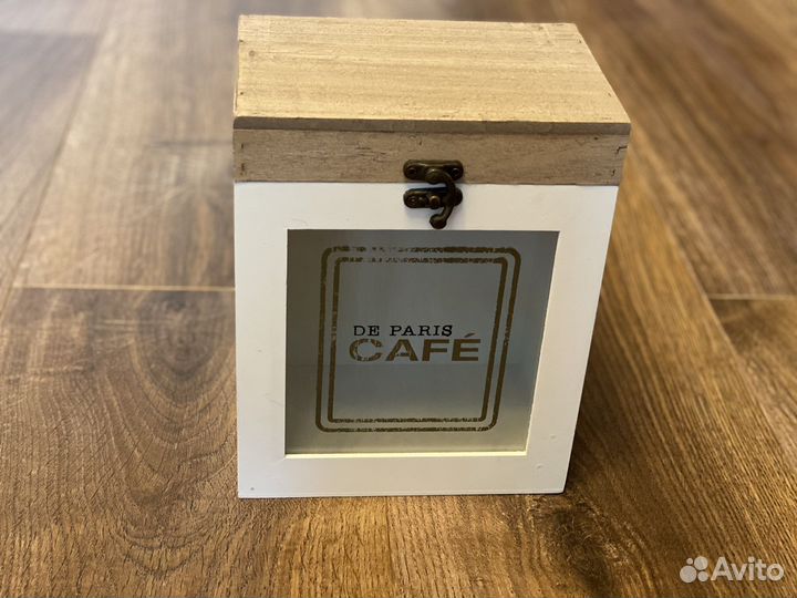 Ящик интерьерный для хранения чая, кофе и тд