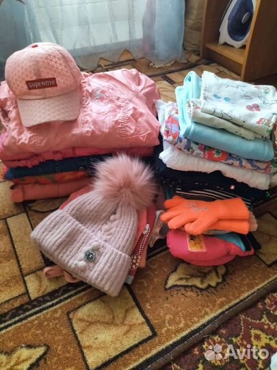 Вещи пакетом для девочки 128 140