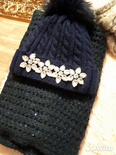 Зимняя шапка и снуд