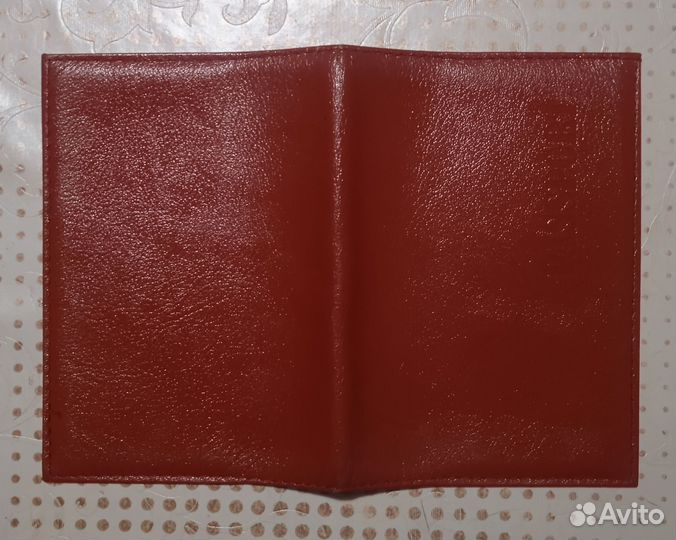Обложка на паспорт натуральная кожа