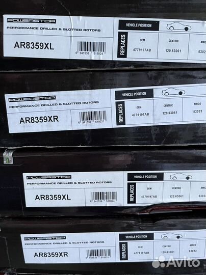 Тормозные диски передн Dodge Challenger PowerStop