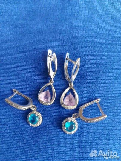 Серебряные серьги