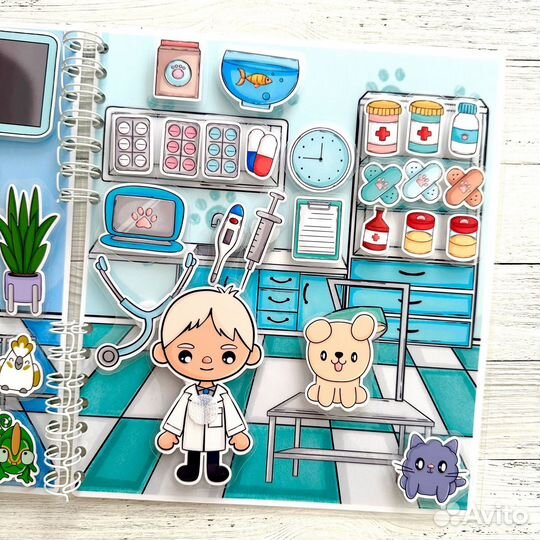 Тока бока альбом на липучках