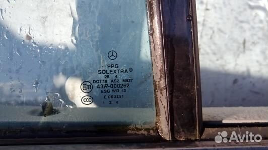 Дверь задняя правая mercedes benz C-class W203 (6N