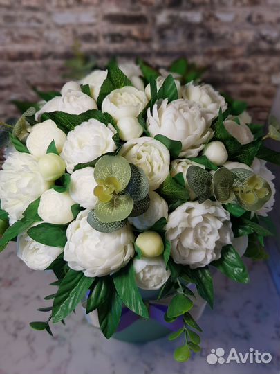 Букет. Цветы из мыла. Ручная работа