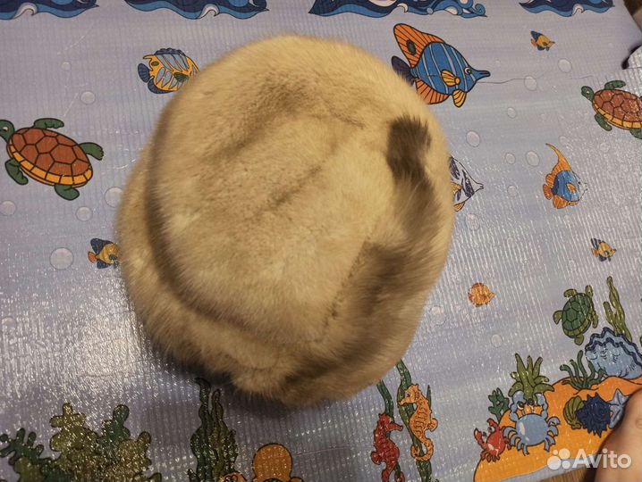 Женская норковая шапка (Голубая норка) СССР