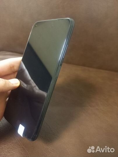 Сервисный экран Huawei P40 lite рамка+акб(черный)