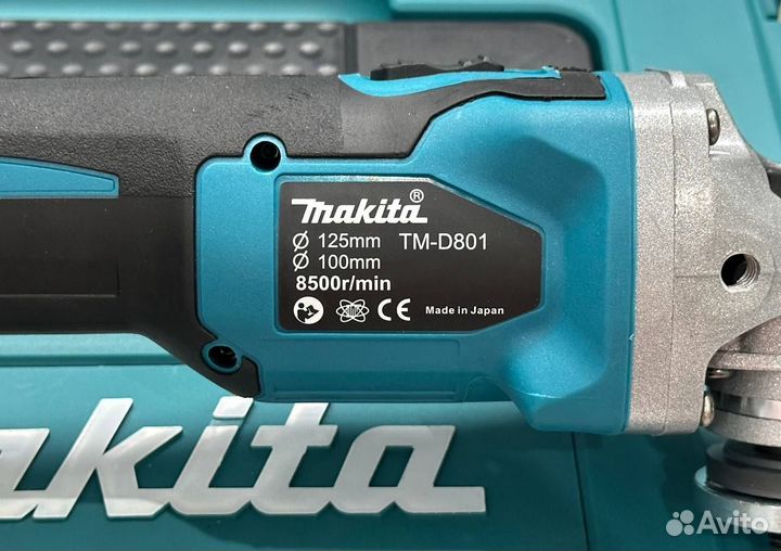 Аккумуляторная болгарка Makita 125мм (Арт.75307)