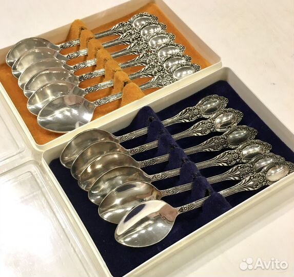 Ложки чайные мельхиоровые СССР