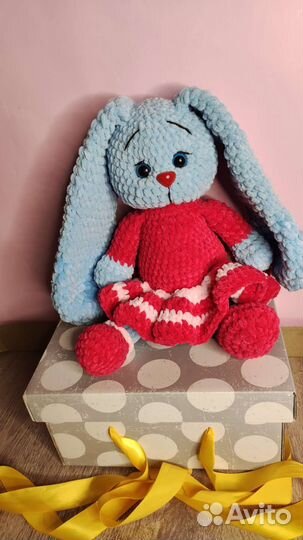 Мягкая игрушка заяц