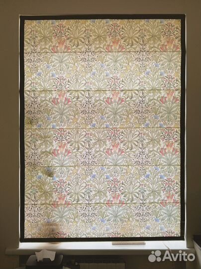 Готовая римская штора Уильям Моррис William Morris