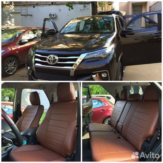 Чехлы на сиденья Тойота Фортунер