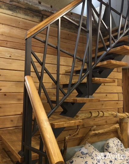 Лестницы на металлокаркасе