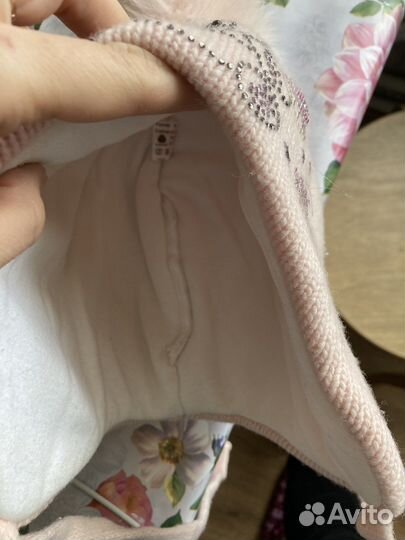 Шапка зимняя для девочки 48 50