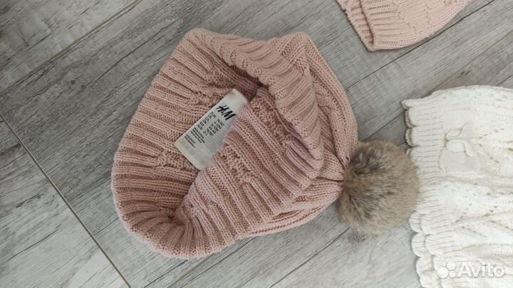 Шапка весенняя hm 86/92 Цена за 3 шт