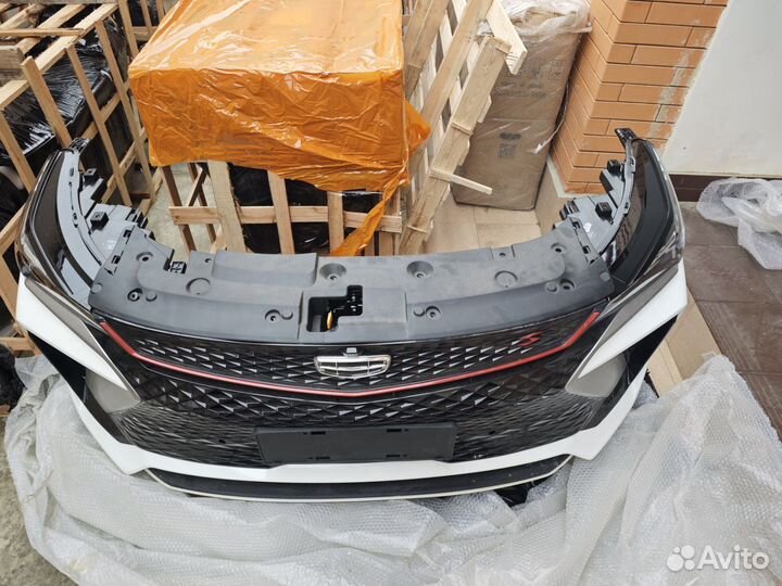 Ноускат бампер geely coolray 2