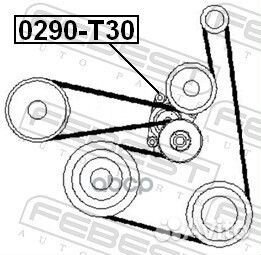 Натяжитель приводного ремня 0290-T30 0290-T30 F