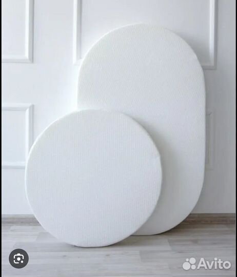 Овальный матрас 125*75 и круглый матрас 75*75