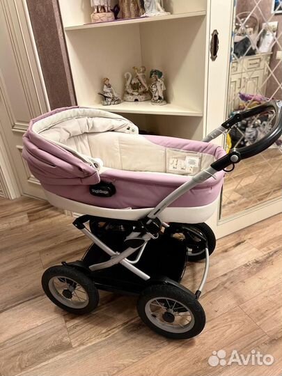 Коляска люлька Peg Perego culla auto malva