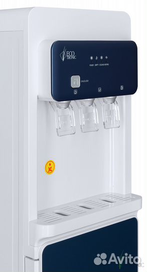 Кулер Ecotronic K43-LXE white-blue