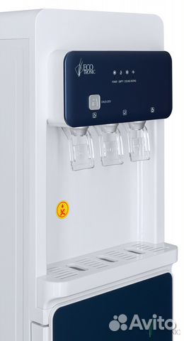 Кулер Ecotronic K43-LXE white-blue
