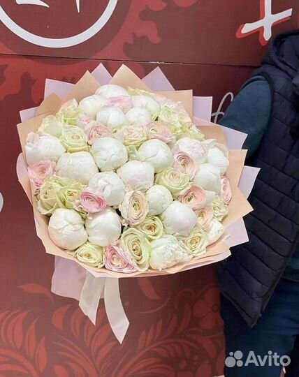 Пионы Букет пионов