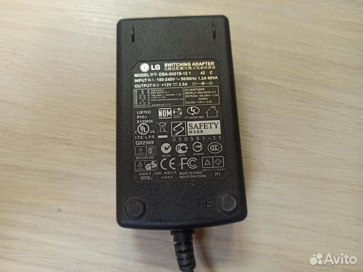 Блок питания LG 12V-3.5a