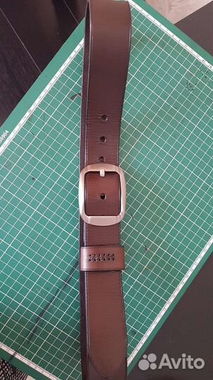 Мужской кожаный ремень ручной работы