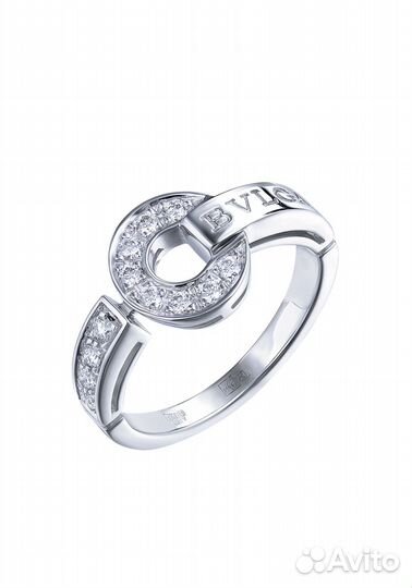 Кольцо Bvlgari Bvlgari-White Gold Diamonds 343170
