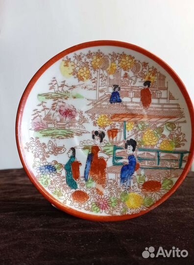 Япония, чайные пары и ваза, 20-30гг