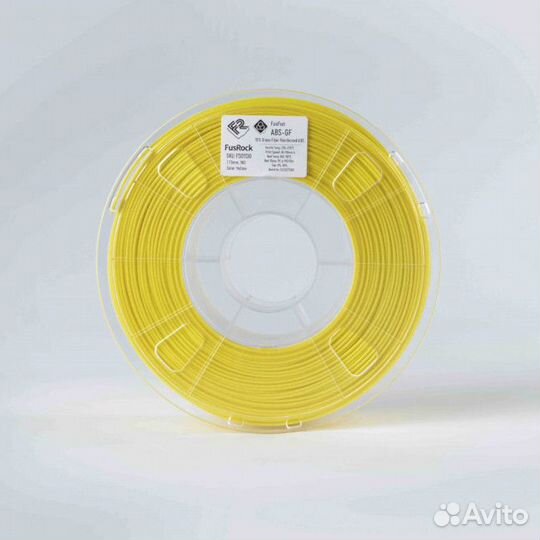 ABS-GF10 пластик FusRock стеклонаполненный желтый